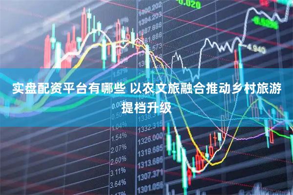 实盘配资平台有哪些 以农文旅融合推动乡村旅游提档升级